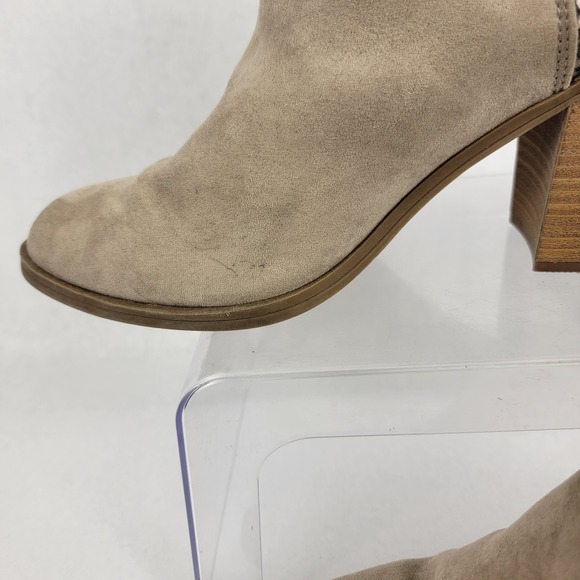 Dolcetta Jordan Womens 7.5 Snakeskin Ankle Boot Casual High Heeled Booties Vegan - Picture 4 of 12